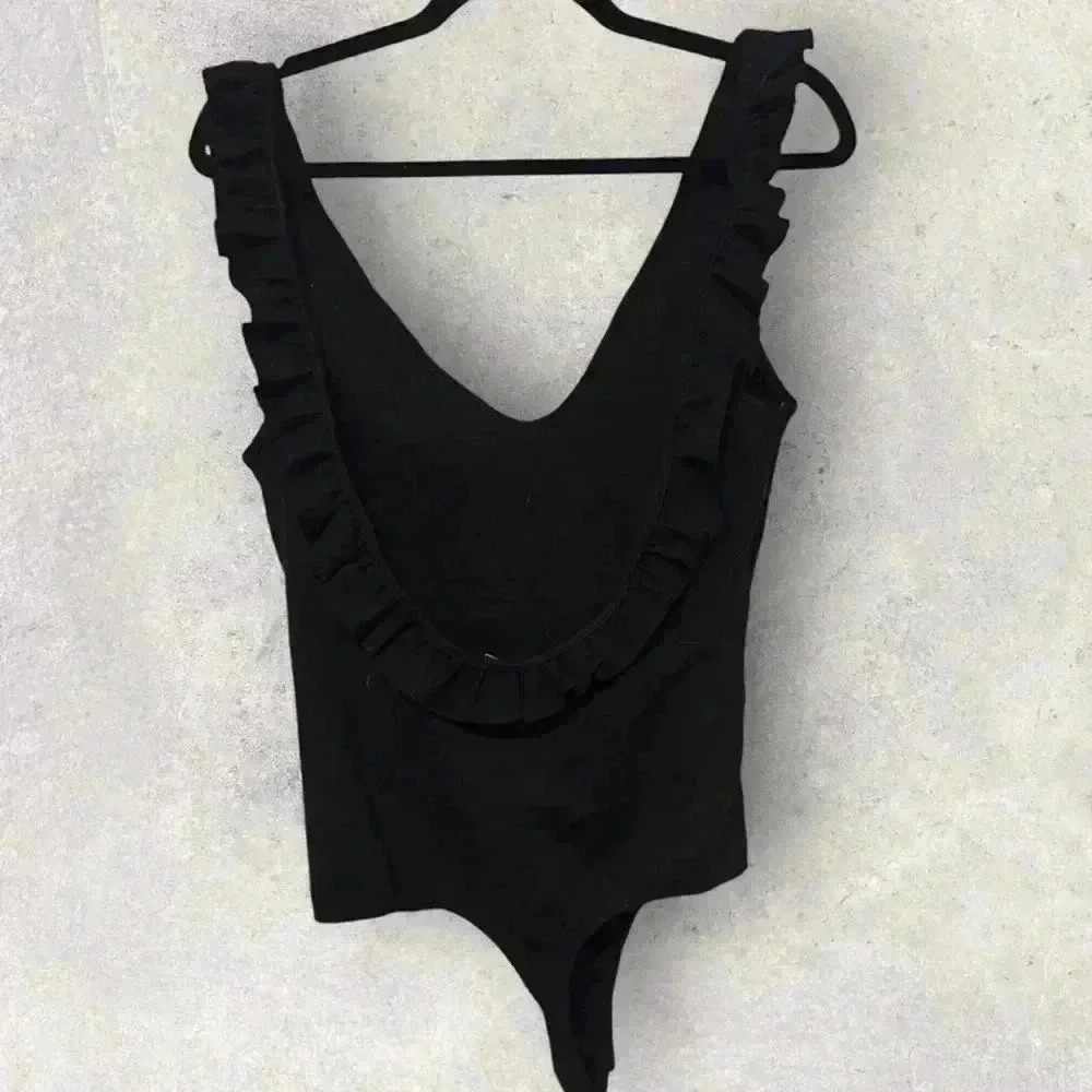 Nwt free people ruffle bodysuit